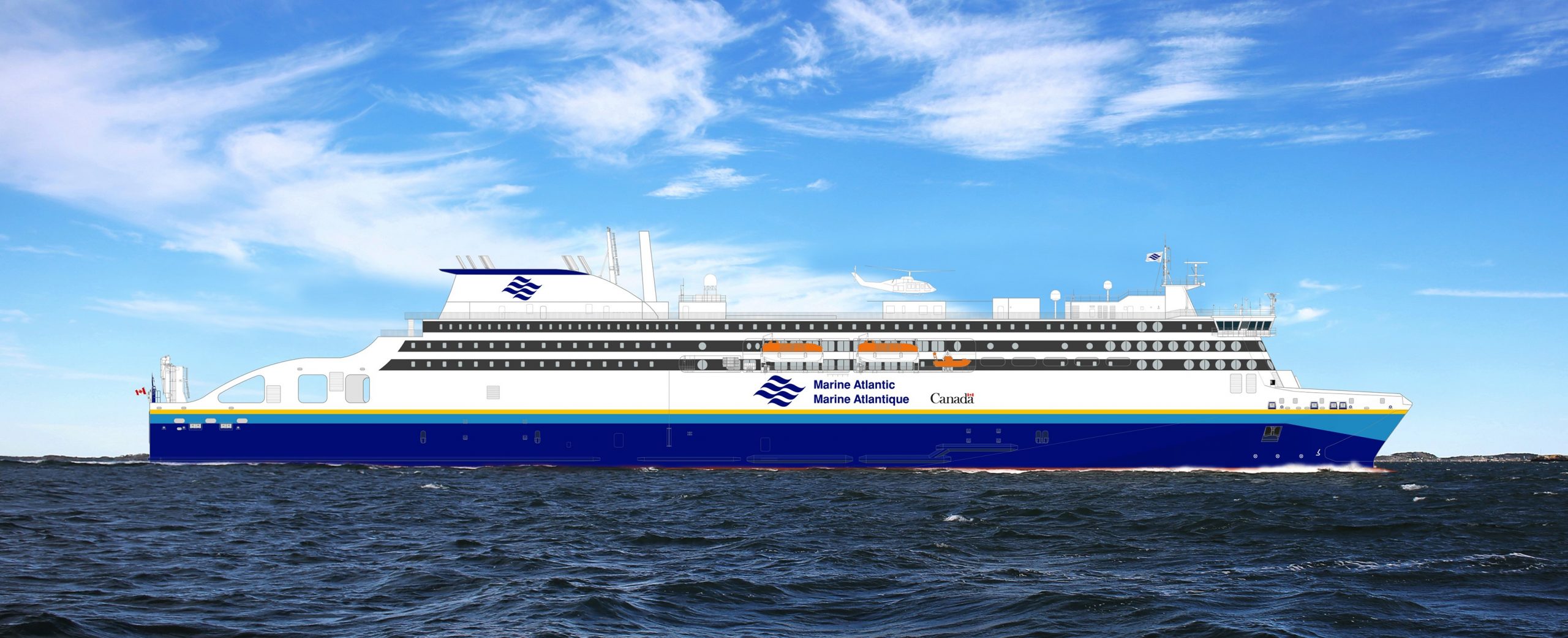 Stena RoRo's E-Flexer for Marine Atlantic (credit Stena RoRo)