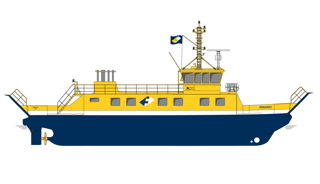 Connecting vessel Innamo - copyright Finferries