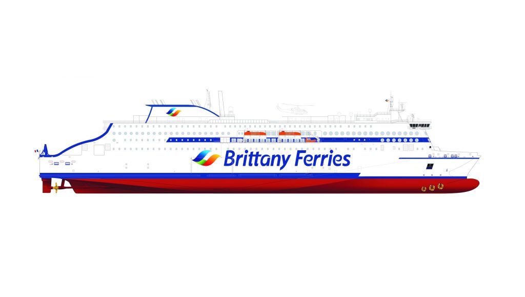 Stena RoRo's E-Flexer for Brittany Ferries - credit Stena RoRo