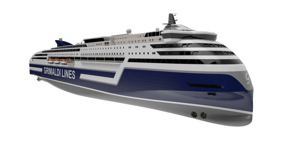 Deltamarin wins basic and detail design contract for six RoPax Vessels for Grimaldi Lines - credit Grimaldi Group
