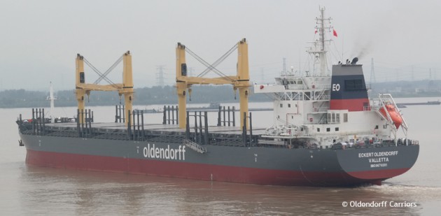 Eckert Oldendorff based on Deltamarin's B.Delta37 bulk carrier design