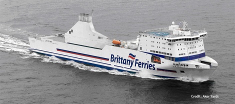 Cotentin - car passenger ferry of Brittany Ferries