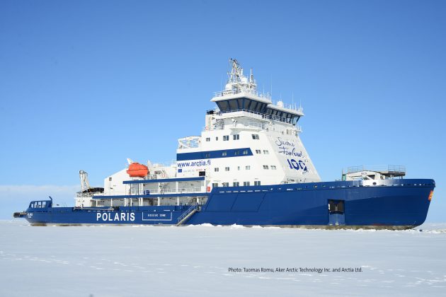 Photo: Tuomas Romu, Aker Arctic Technology Inc. and Arctia Ltd.