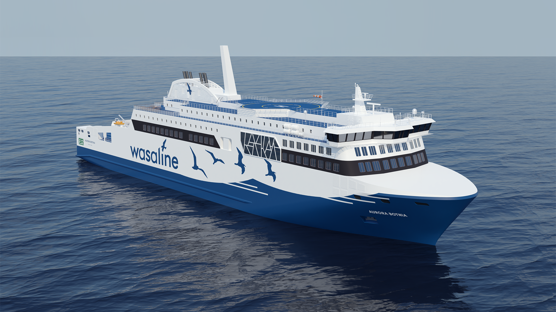 Aurora Botnia LNG-fuelled ferry - credit Kvarken Link