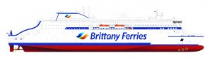 Stena RoRo's E-Flexer no. 11 for Brittany Ferries - credit Stena RoRo