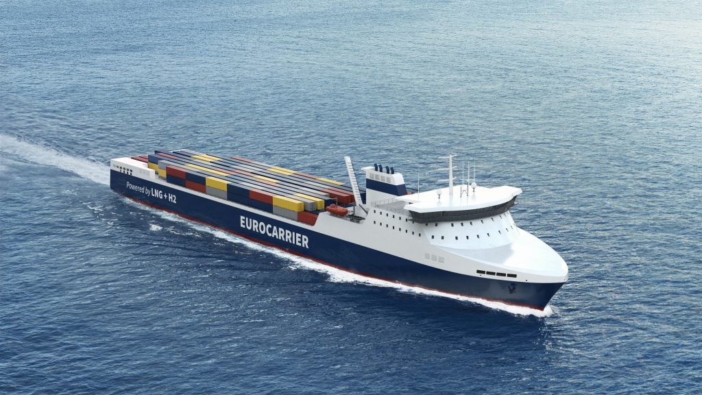 Fennorail Eurocarrier train ferry - credit Deltamarin